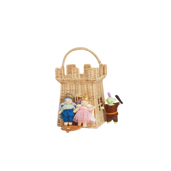Rattan Castle Bag